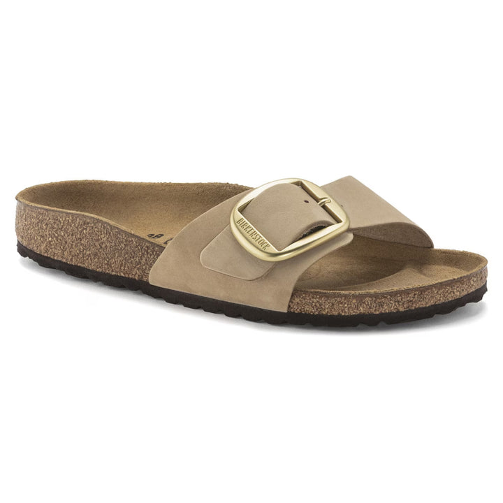 Birkenstock Madrid Big Buckle Sandcastle Nubuck - Narrow