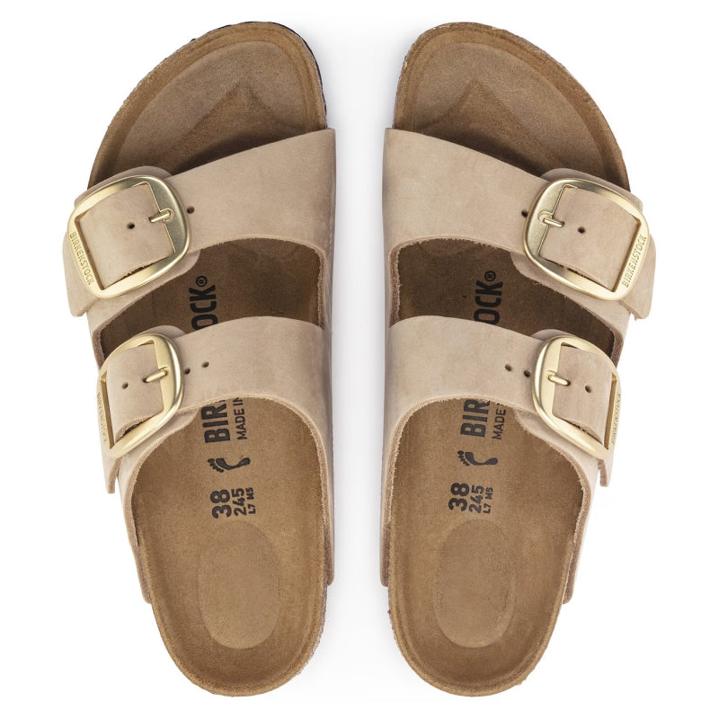 Birkenstock Arizona Big Buckle Sandcastle Nubuck - Regular