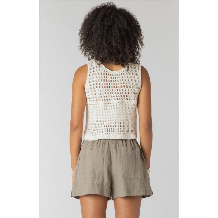 Room 34 Crochet Buttoned Vest