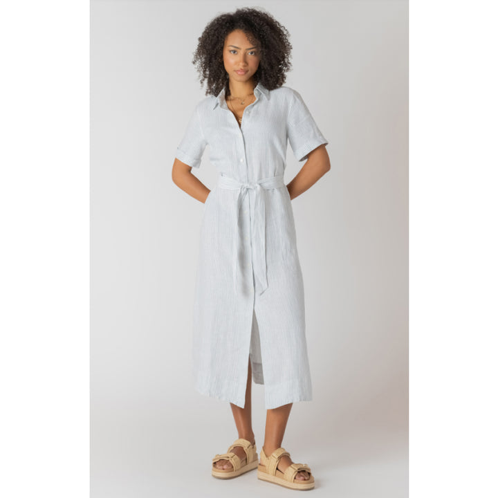 Room 34 Belted Shirt Dress