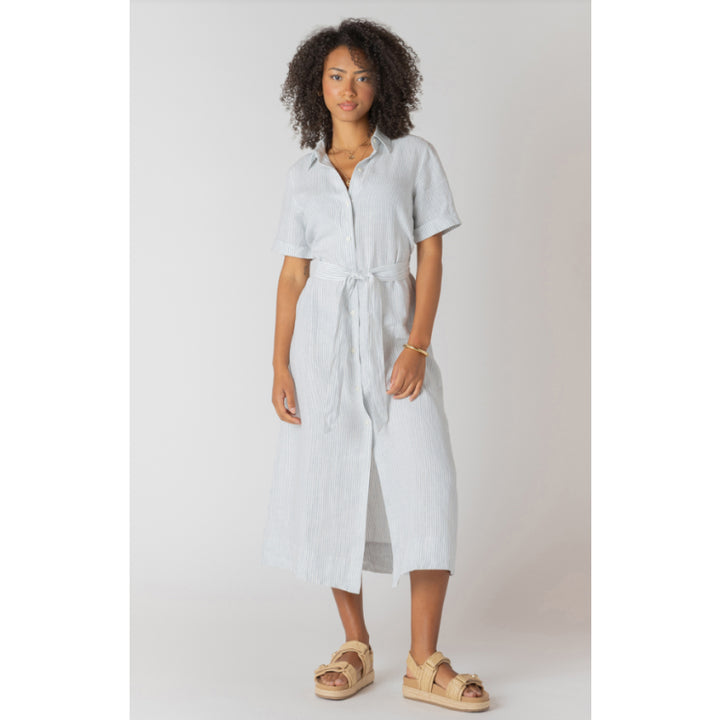 Room 34 Belted Shirt Dress