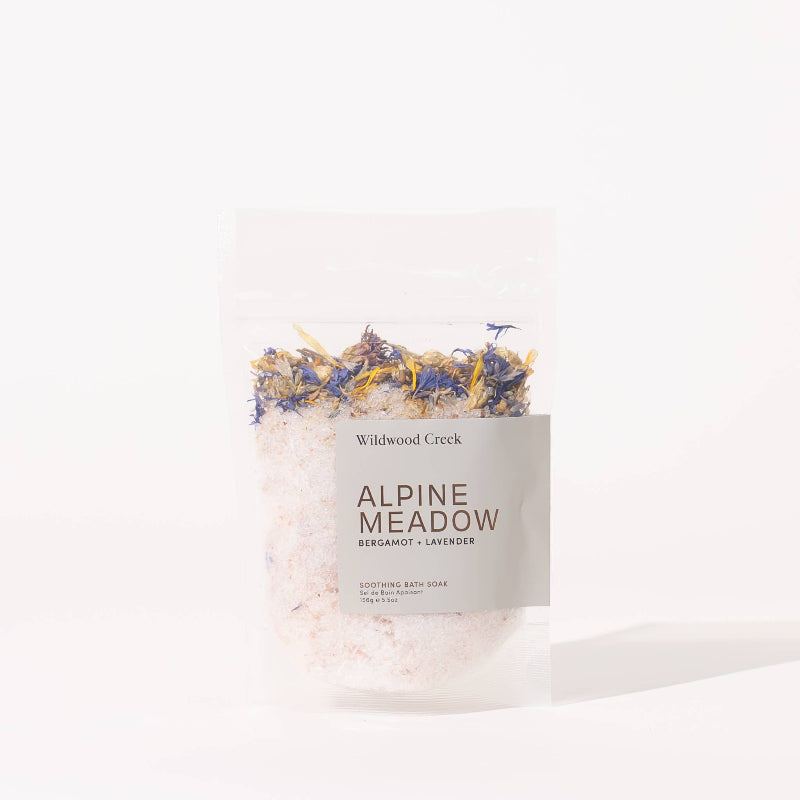 Wildwood Creek Alpine Meadow Mini Natural Bath Soak | Vegan Organic