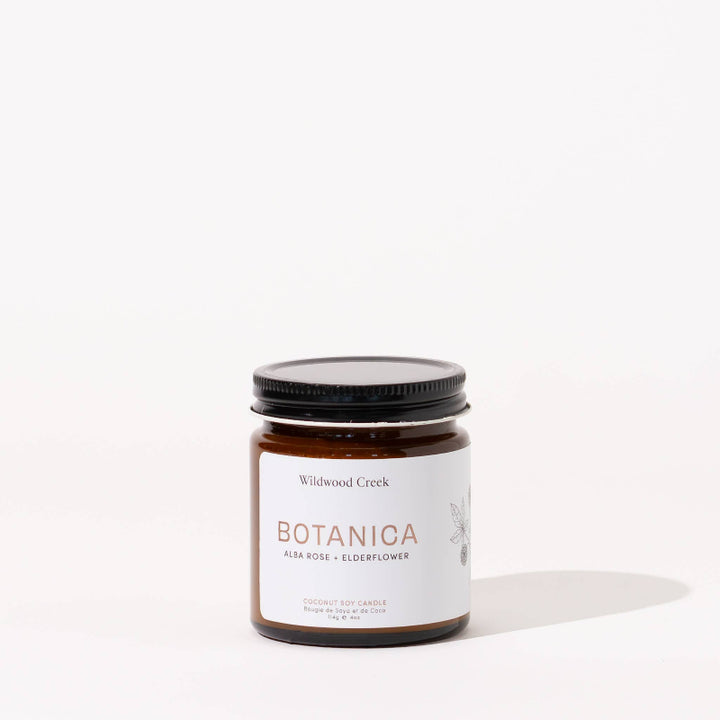 Wildwood Creek Botanica Natural Mini Coconut Wax Candle | Vegan, Non-Toxic