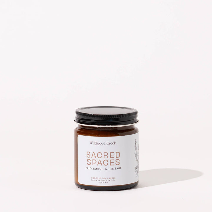 Wildwood Creek Sacred Spaces Natural Mini Candle | Vegan, Non-toxic