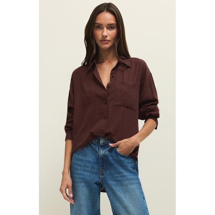 Z Supply Alfie Button Up Shirt