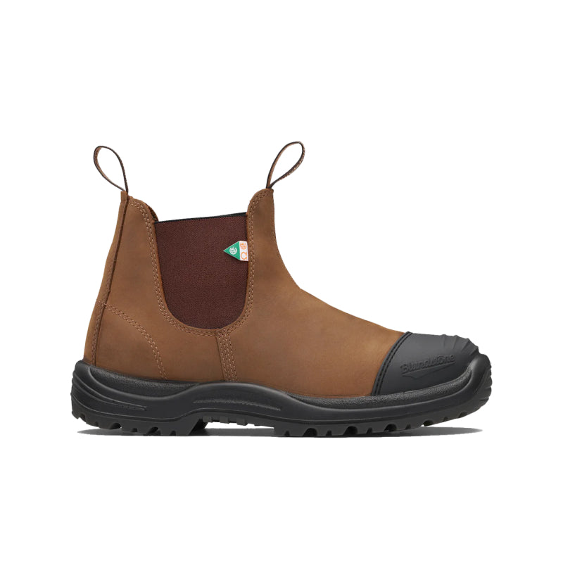 Blundstone 169 - Work & Safety Rubber Toe Cap Boot - Crazy Horse Brown