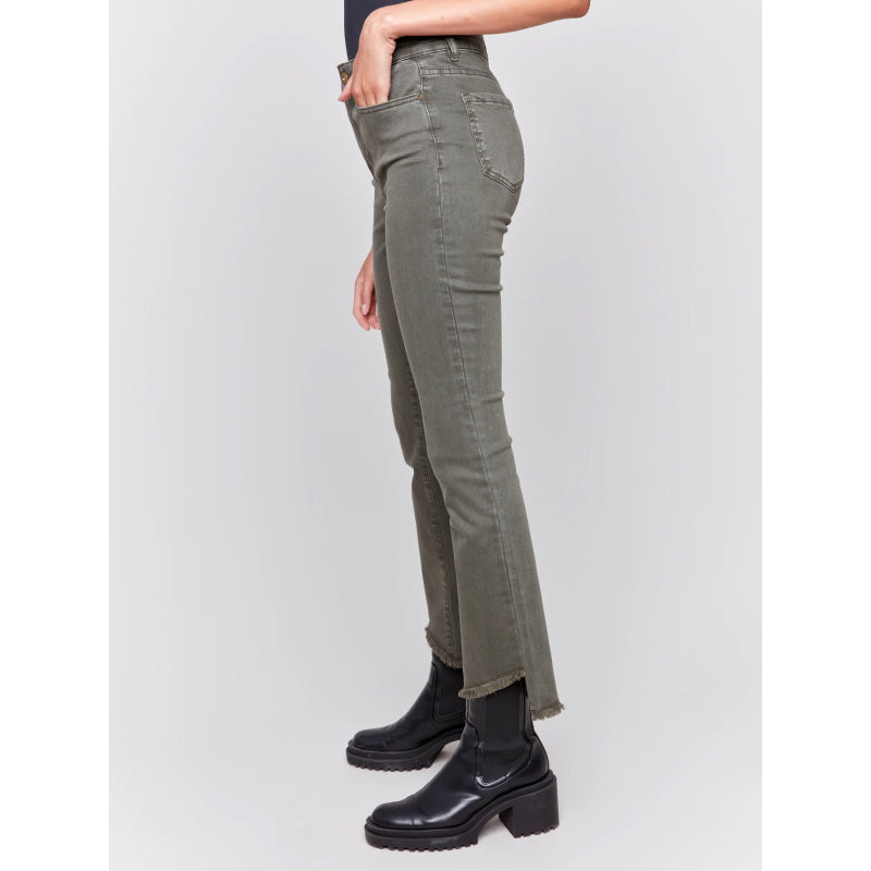 Charlie B Coloured Asymmetrical Leg Pant