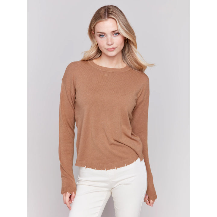 Charlie B Round Hem Sweater