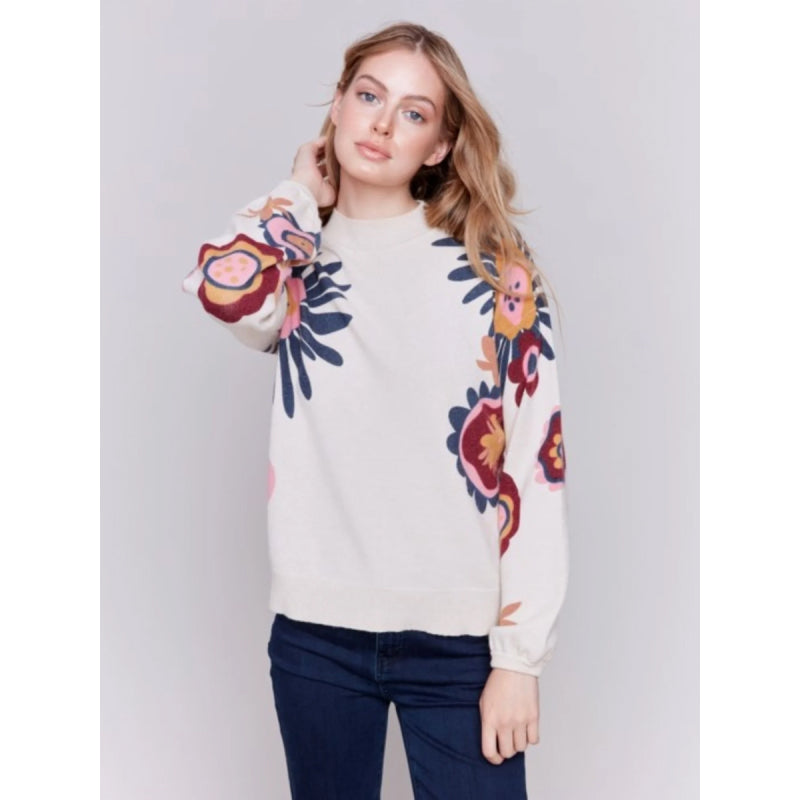 Charlie B Printed Sweater