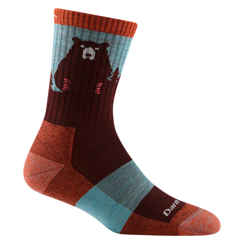 Darn Tough Bear Town Micro Crew Chaussettes de randonnée légères pour femme