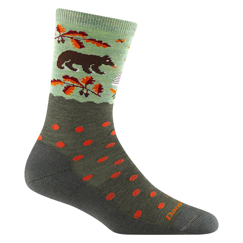 Darn Tough Women's Wild Life Crew Lightweight Lifestyle Socks