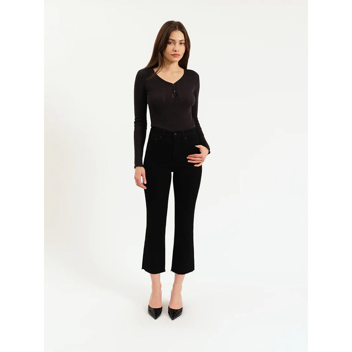 Daze Denim Shy Girl Crop Flare - After Party