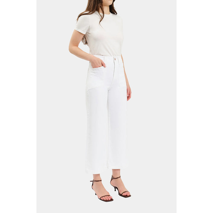 Daze Denim Valley Girl High Rise Patch Pocket - Lamb
