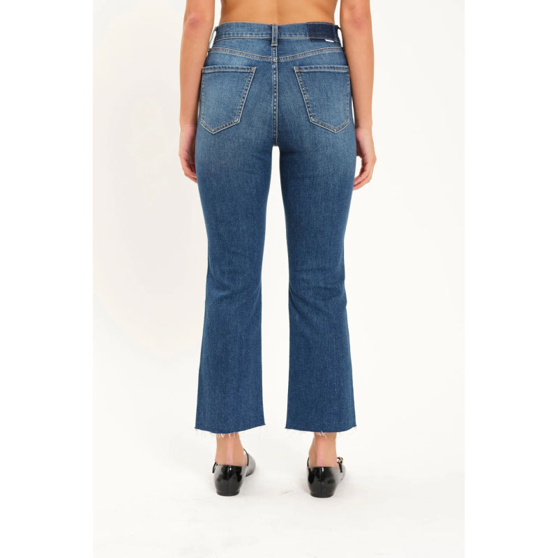 Daze Denim Shy Girl Crop Flare - Influencer