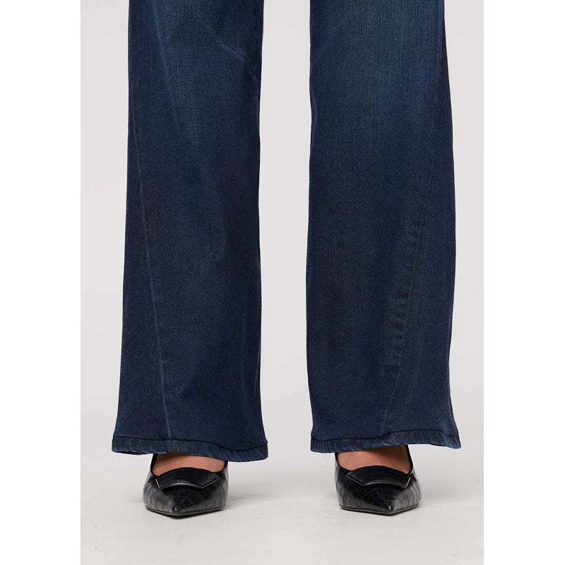 DUER Performance Denim Luxe High Rise Wide Leg - Nostalgia Tone