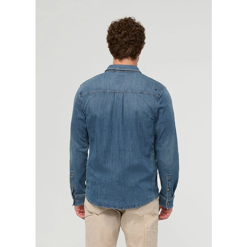 Chemise en jean léger à deux poches DUER Performance