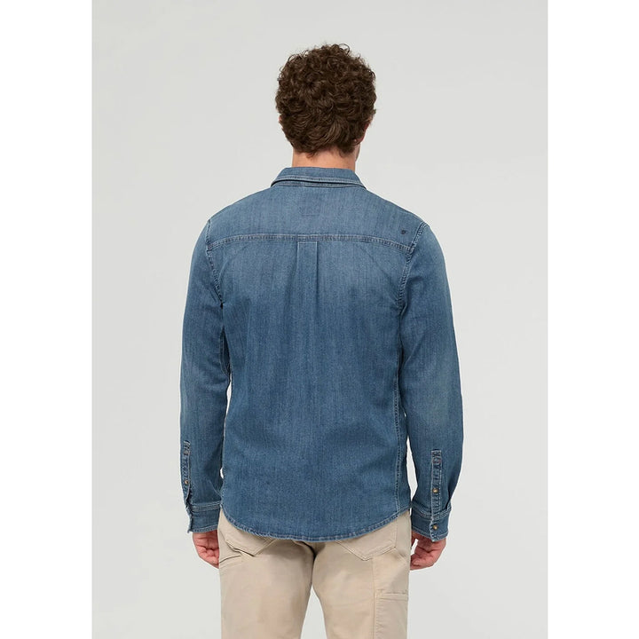 Chemise en jean léger à deux poches DUER Performance