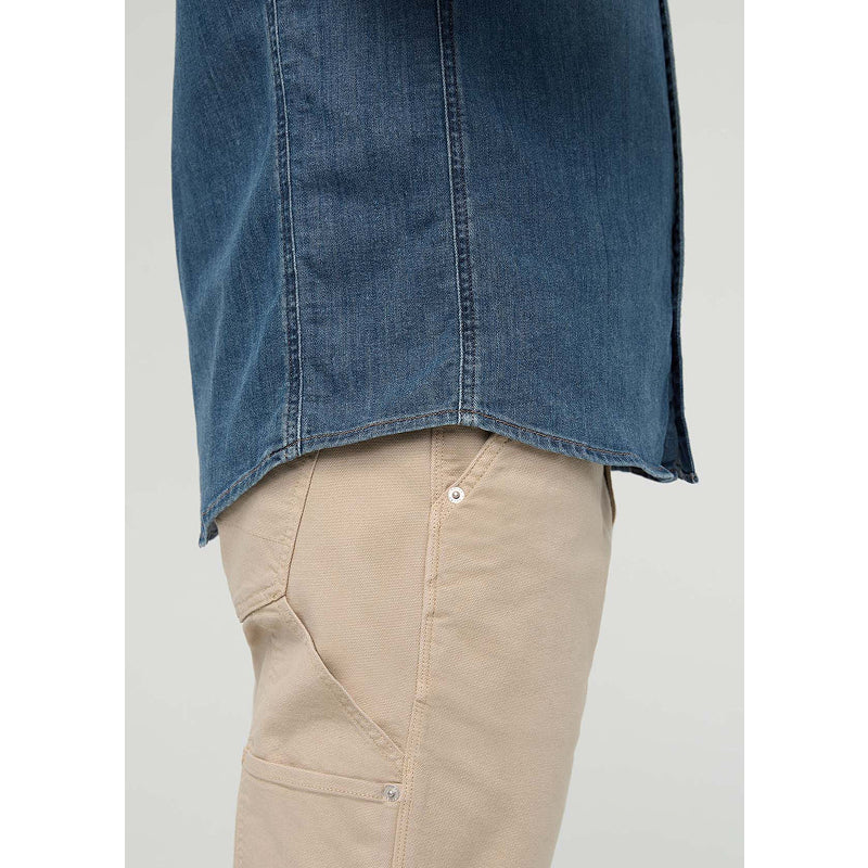Chemise en jean léger à deux poches DUER Performance