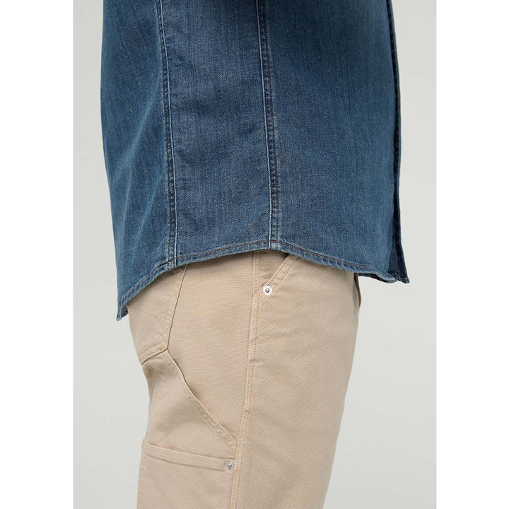Chemise en jean léger à deux poches DUER Performance