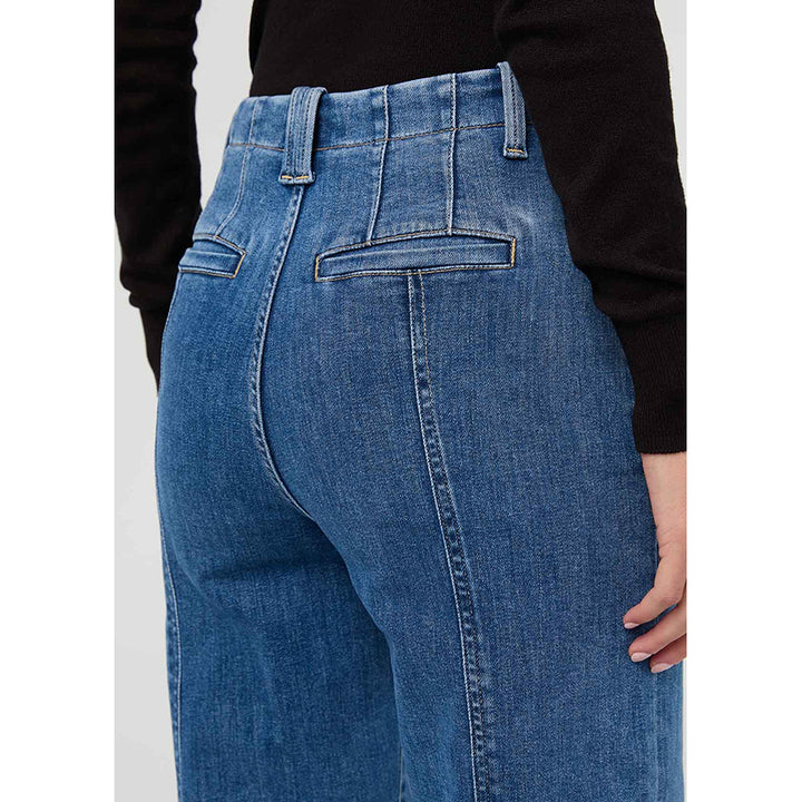 DUER Performance Denim+ High Rise Trouser - Medium Stone