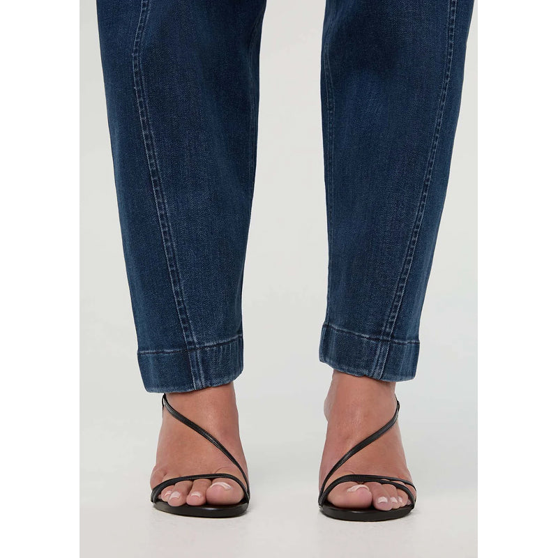 DUER Performance Denim+ High Rise Barrel - Dark Stone