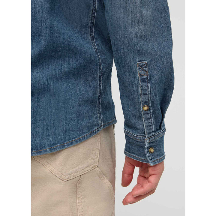 Chemise en jean léger à deux poches DUER Performance