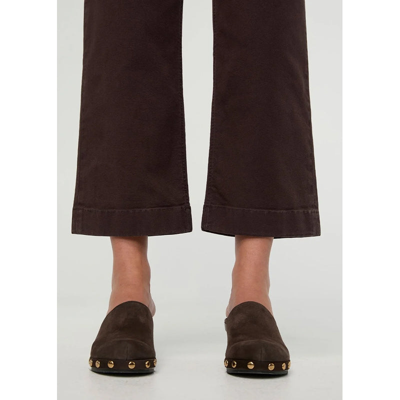 DUER Stretch Canvas Girlfriend Jumpsuit - Garment Dye Espresso