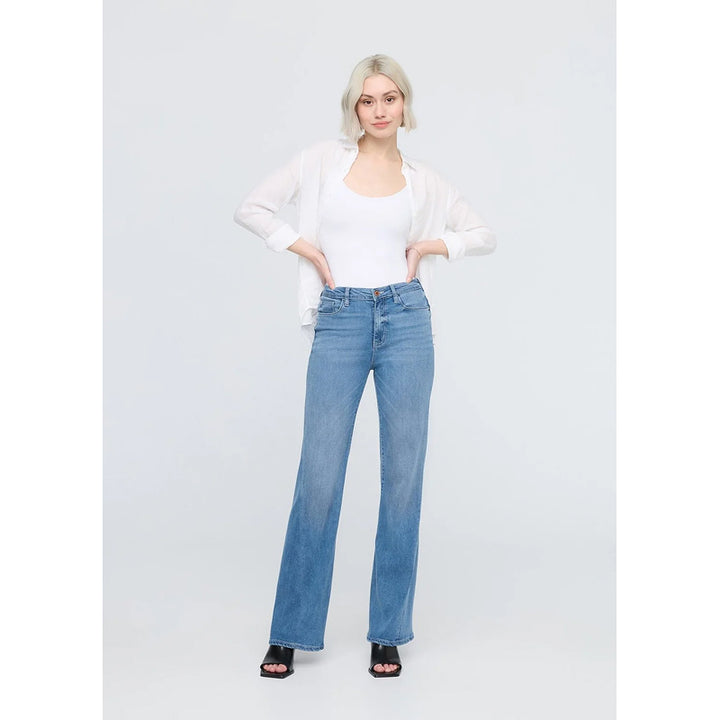 DU/ER No Sweat Denim High Rise Wide Leg - Women's