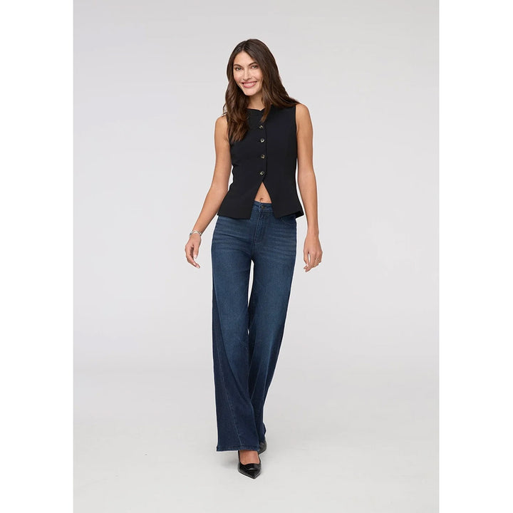 DUER Performance Denim Luxe High Rise Wide Leg - Nostalgia Tone