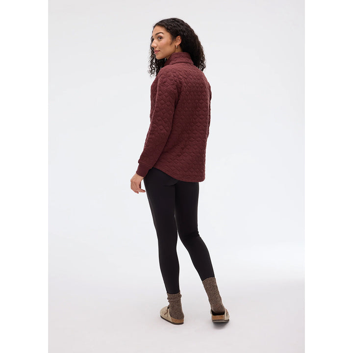 Chandail matelassé mi-zippé Fig Freya