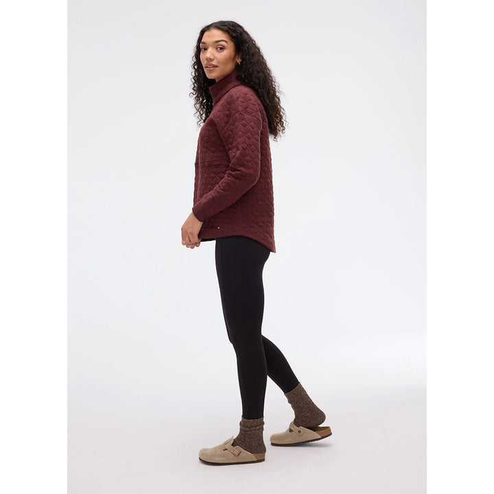 Chandail matelassé mi-zippé Fig Freya