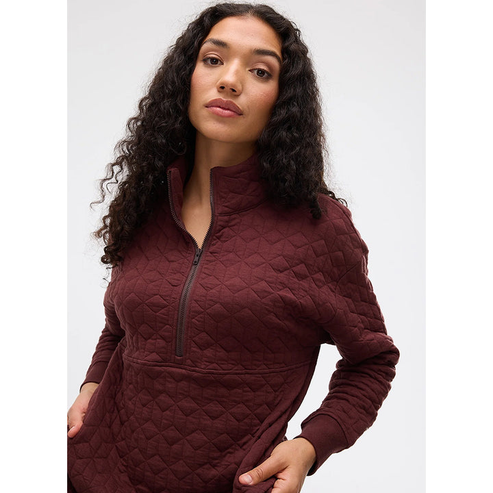 Chandail matelassé mi-zippé Fig Freya