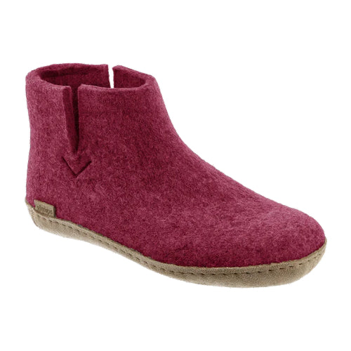 Glerups Boot - Leather - Cranberry