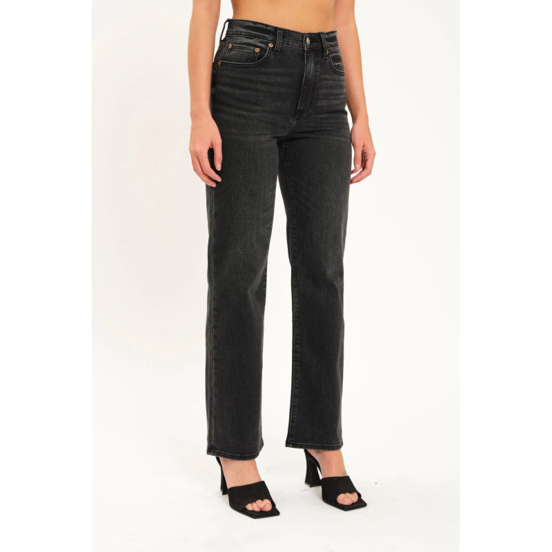 Daze Denim Sundaze High Rise Vintage Straight - Last Night