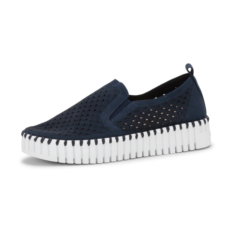 Ilse Jacobsen - Chaussures à enfiler élastiques à plateforme avec découpes