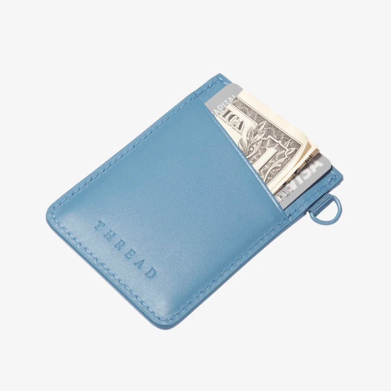 Thread Surf Blue Vertical Wallet