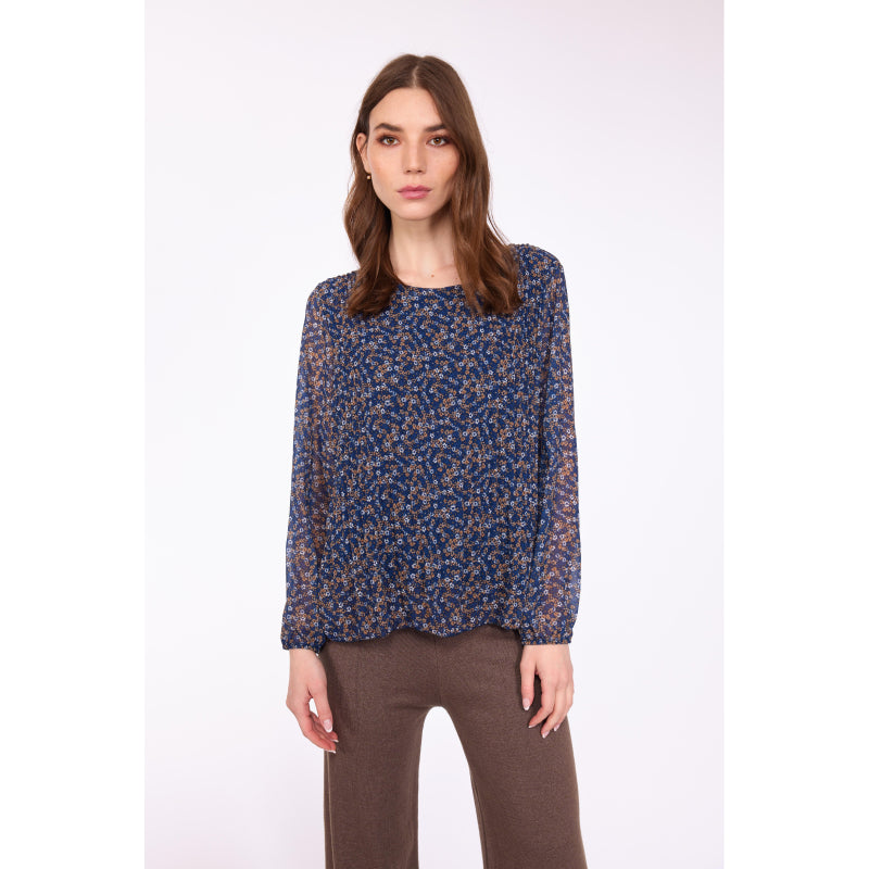 Pistache Multi Floral Blouse – Take It Outside