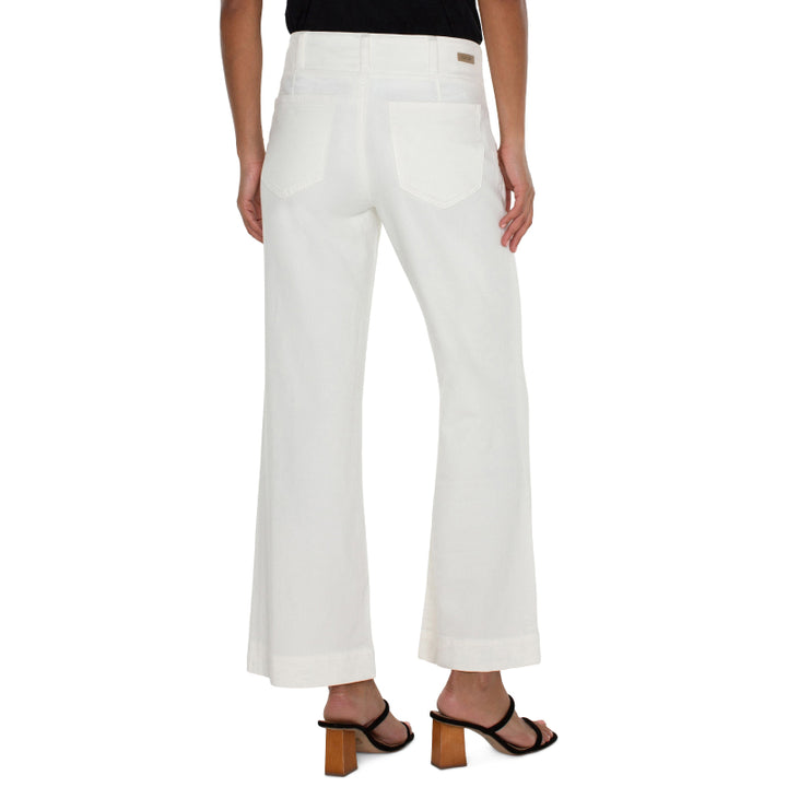 Liverpool Flare Pant - Bright White