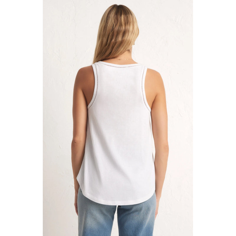  Vegabond Lace Trim Tank