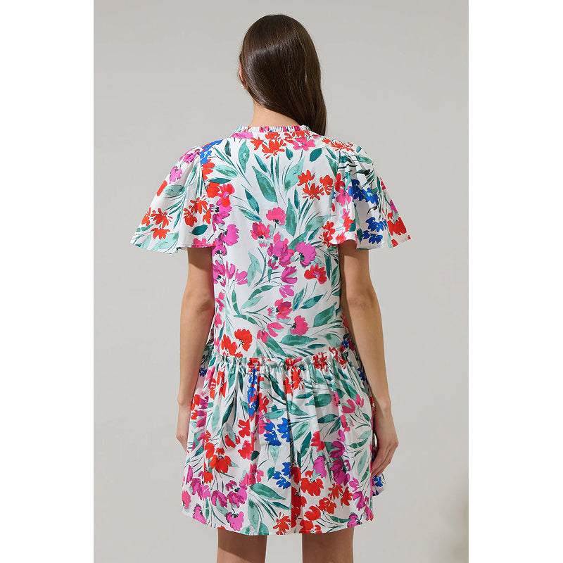 Sugarlips Kivia Blossom Rock A By Trapeze Mini Dress
