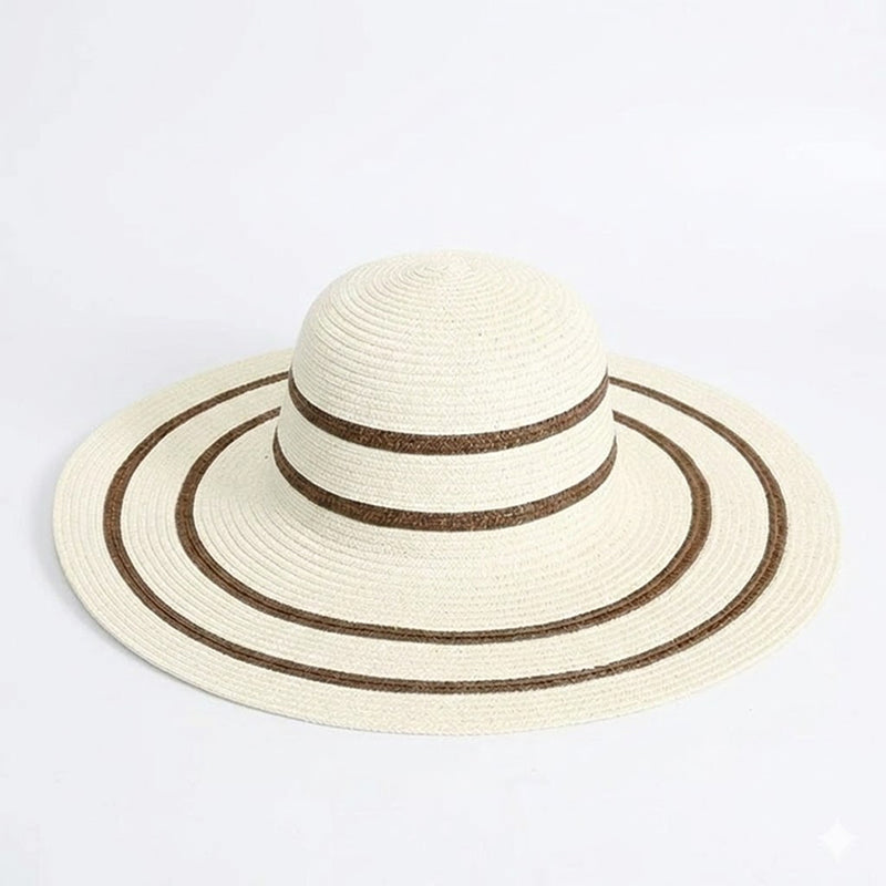 Take It Outside Essentials Striped Straw Beach Hat
