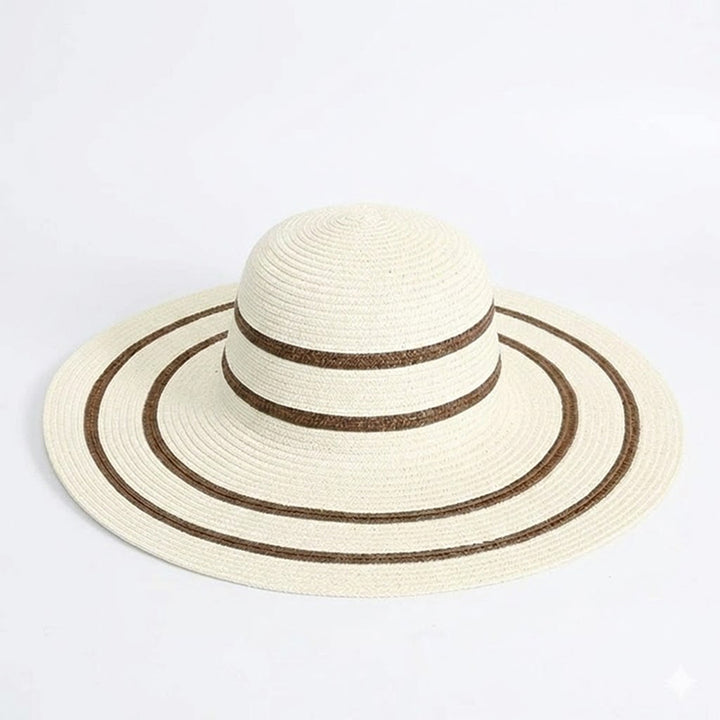 Take It Outside Essentials Striped Straw Beach Hat