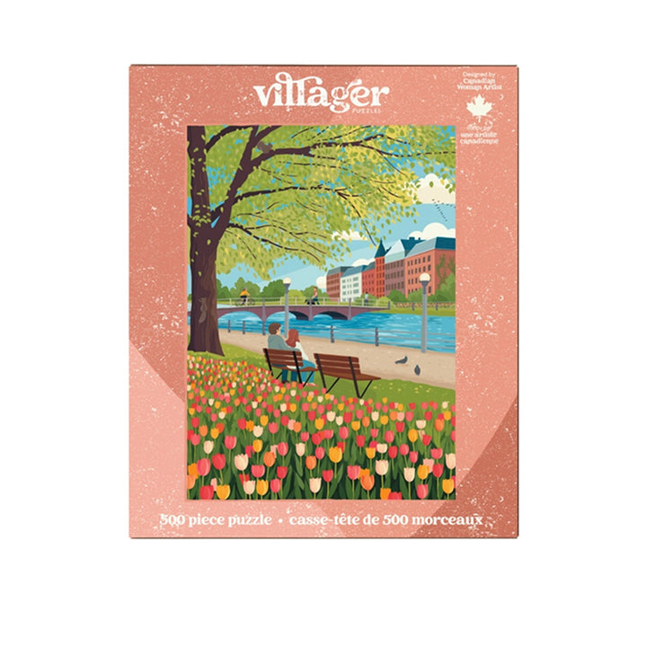 Villager Puzzles - Tulip Season | 500-Piece Puzzle