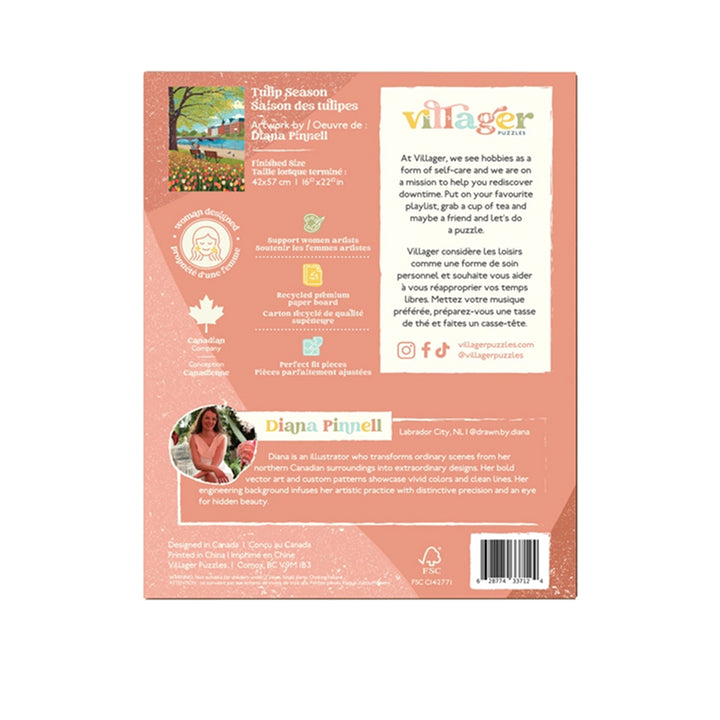 Villager Puzzles - Tulip Season | 500-Piece Puzzle