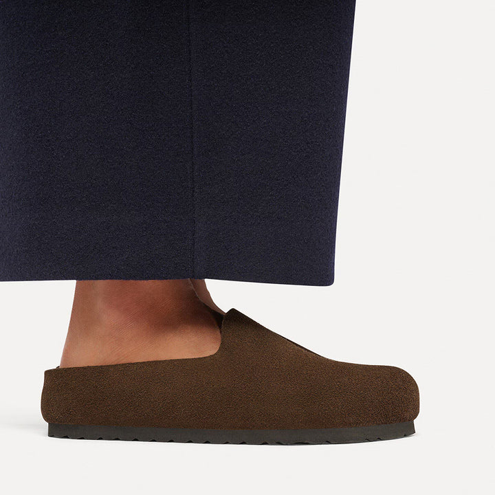 Birkenstock Amsterdam Cuir Suède Enveloppé - Carafe