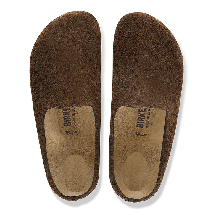 Birkenstock Amsterdam Cuir Suède Enveloppé - Carafe