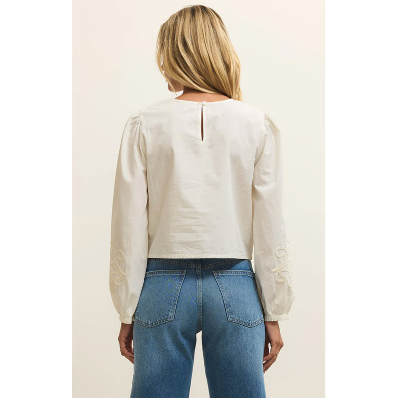 Z Supply Tatiana Poplin Top