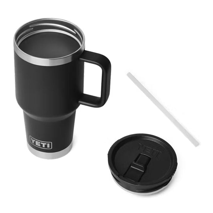 Yeti 30 oz Rambler Travel Mug with Color-Matched Straw Lid