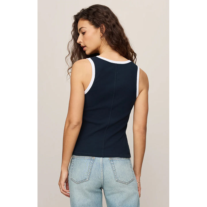 Z Supply Sirena Colorblocked Rib Tank