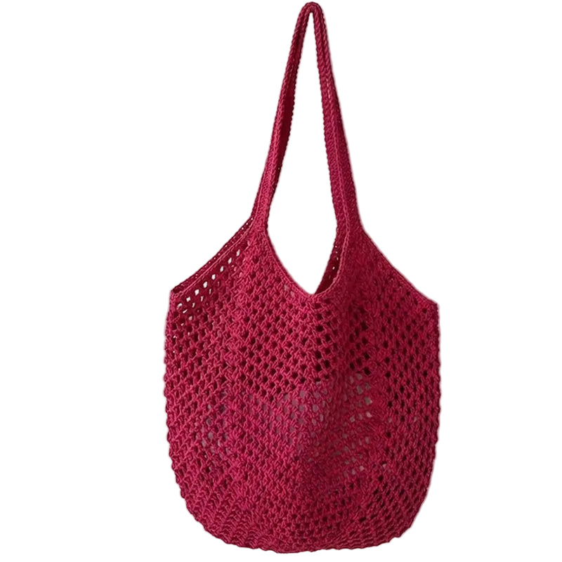Take It Outside Essentials Cotton Crochet Tote